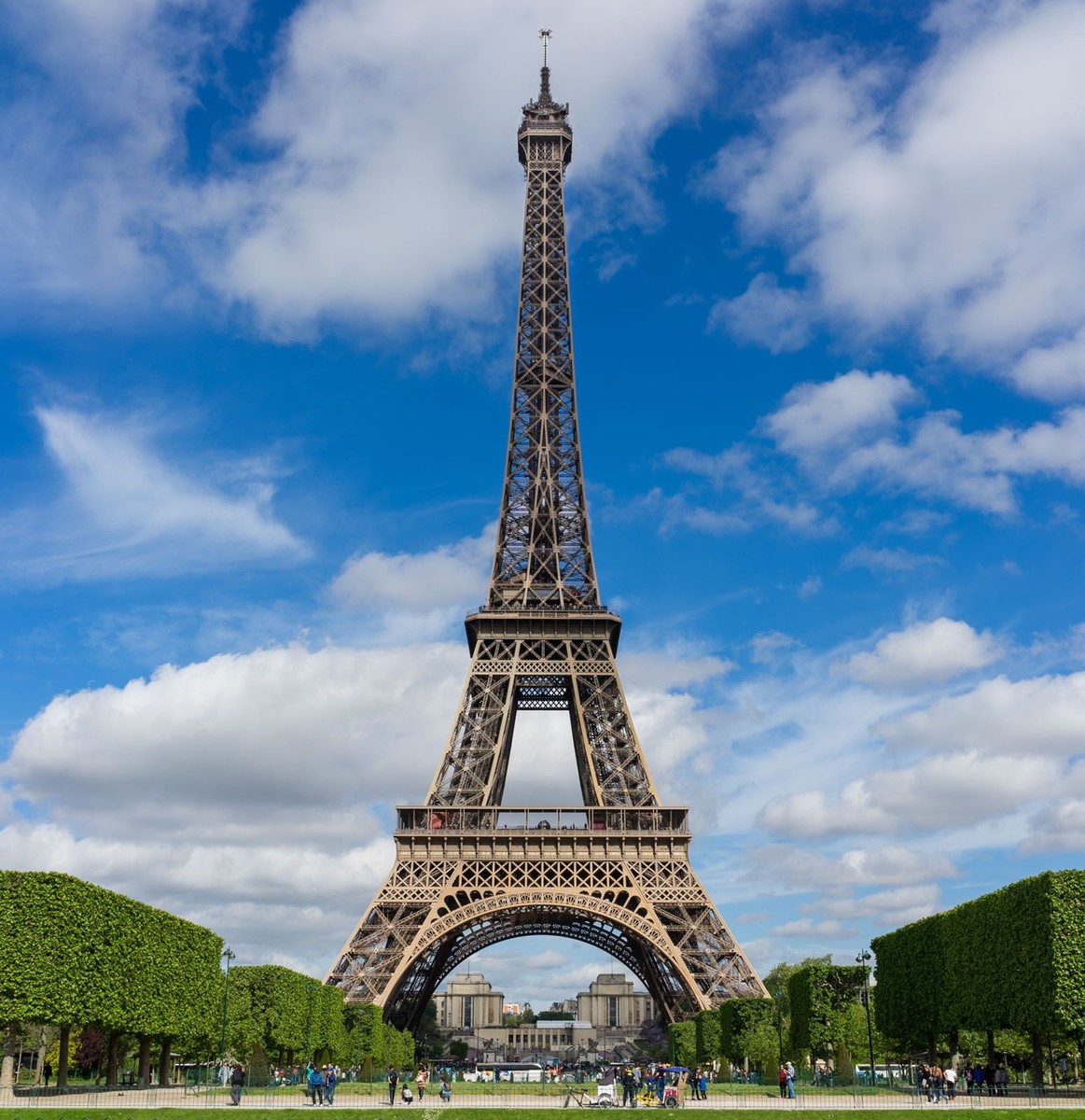Eiffel Tower at sunset